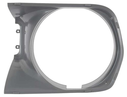 1970 Plymouth Barracuda, Cuda; Headlamp Bezel; Gray; RH Passenger Side