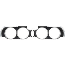 1971 Dodge Challenger R/T; Headlamp Bezels; Black; Pair
