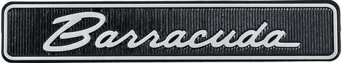 ME7178 - 1971-74 Plymouth; Barracuda Dash Emblem Insert; Adhesive Backed