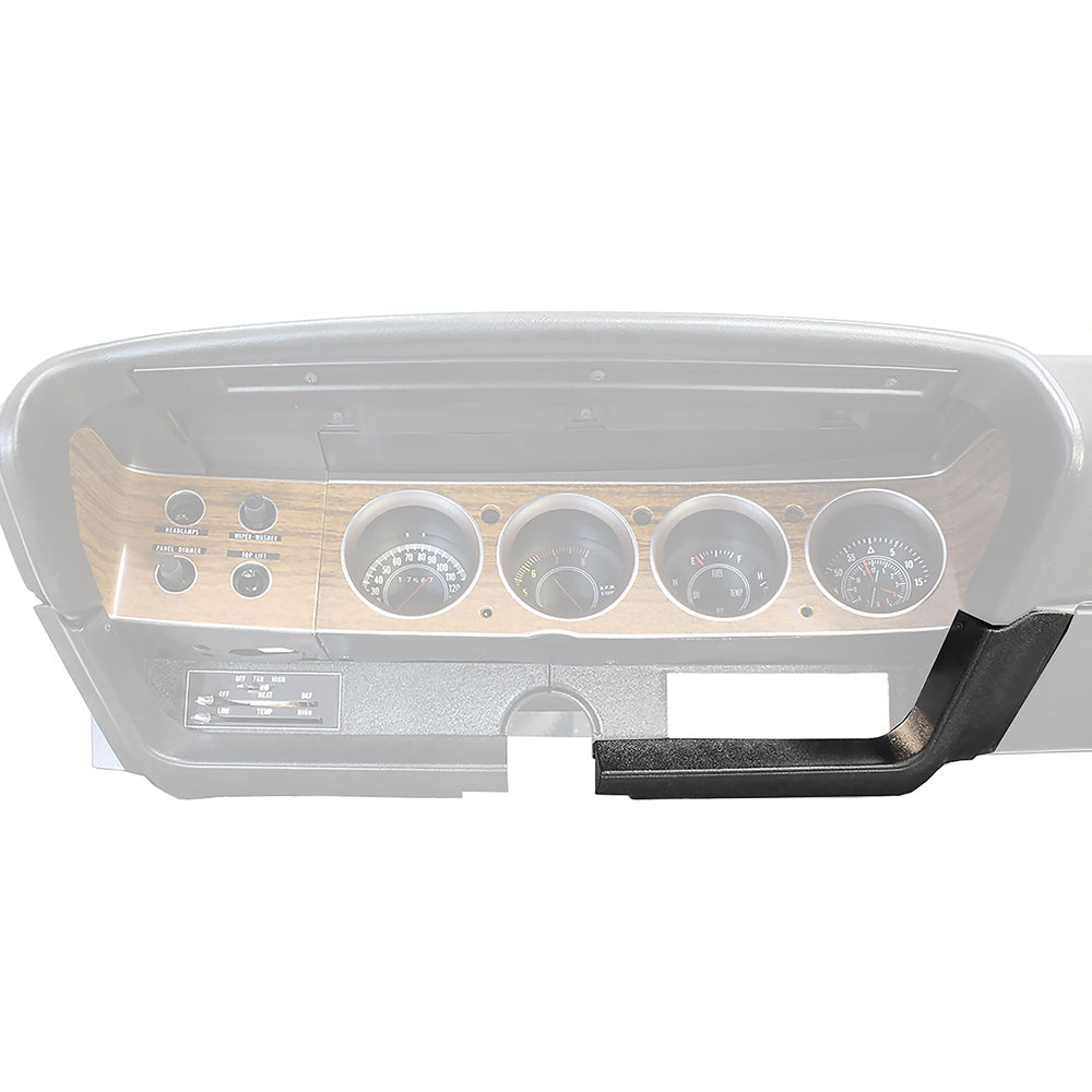 ME861002 - 1970-74 Barracuda, Cuda, 1971-74 Challenger; Lower Dash Trim; RH Passenger Side