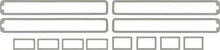 1970-71 Plymouth Barracuda, Cuda, 1970 Fury; Side Marker Lamp Gasket Set