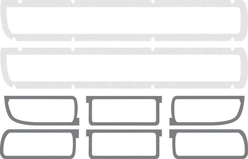1971 Dodge Challenger; Tail Lamp Gasket Set; 8 Piece Set