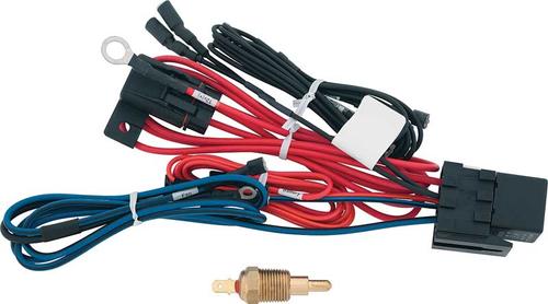 Electric Fan Wire Harness Set with 185&deg;F Temperature Sender for Carbureted Engines