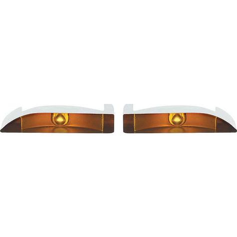 1970 Plymouth Road Runner / GTX Hood Mounted Turn Signal Indicator Lenses