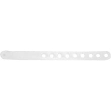 1 Pin Strap Clip, 5", Clear