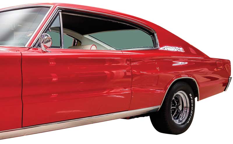 MN1438 - 1966-67 Dodge Charger, Coronet; Rocker Panel Moldings; Pair