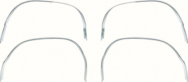 MN1475 - 1968-70 Dodge Coronet; Wheel Opening Molding Set; Front and Rear; 4 Piece Set; Made In USA