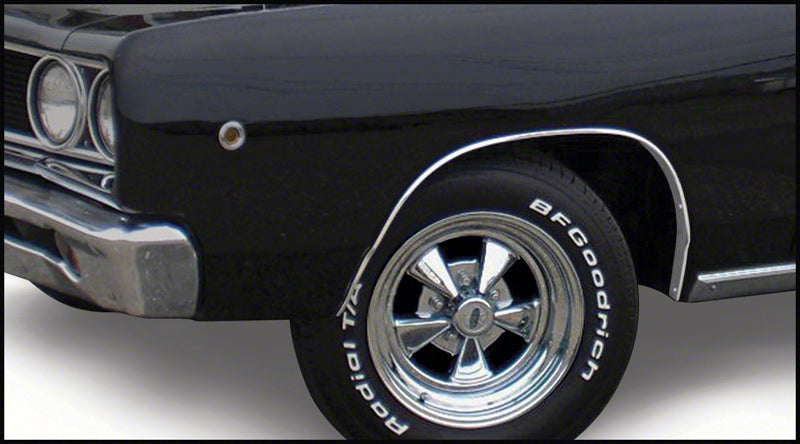 MN1475 - 1968-70 Dodge Coronet; Wheel Opening Molding Set; Front and Rear; 4 Piece Set; Made In USA