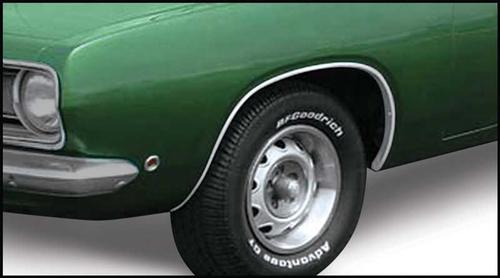 MN1477 - 1967-69 Plymouth Barracuda; Wheel Opening Molding Set; Front and Rear; 4 Piece Set; Made In USA