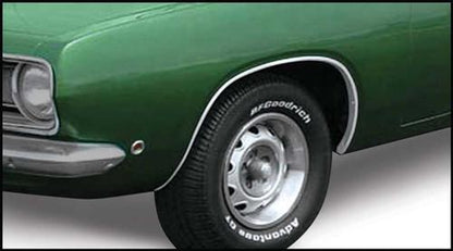 MN1477 - 1967-69 Plymouth Barracuda; Wheel Opening Molding Set; Front and Rear; 4 Piece Set; Made In USA
