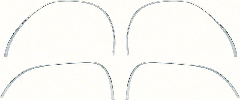 MN1478 - 1967-76 Dodge Dart; Wheel Opening Molding Set; Front and Rear; 4 Piece Set; Made In USA