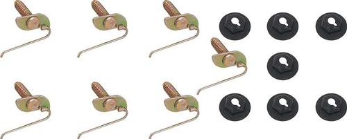 MN2173 - 1967 Trunk Lid Molding Hardware Set ; Plymouth Barracuda ; 14 piece