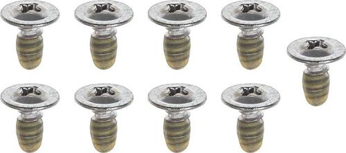 MN2889 - 1967 GTX/Satellite; Hood Lip Molding Mounting Screw Set; 9 Pieces