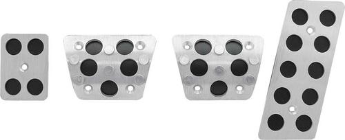 1971-72 Mopar B-Body / E-Body With Manual Transmission Aluminum Pedal Cover Set