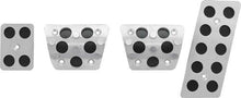 1971-72 Mopar B-Body / E-Body With Manual Transmission Aluminum Pedal Cover Set