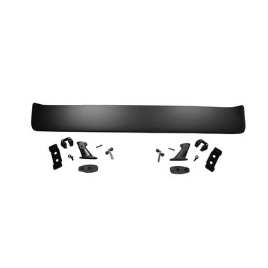 Trim Parts 71-74 Mopar B-Body Licensed Organosol Black Rear Gull Wing Spoiler, Complete Kit - (MP106B)