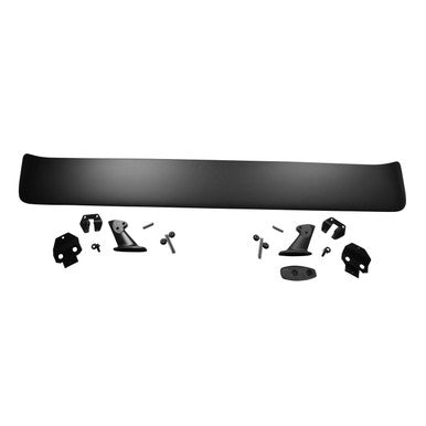 Trim Parts 71-74 Barracuda Licensed Mopar Organosol Black Gull Wing Spoiler, Complete Kit - (MP108B)