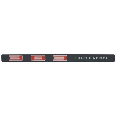 MP300201 - 1969 Dodge Dart; 383 Four Barrel Hood Insert Emblem