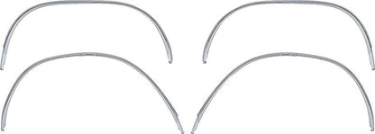 MP41208 - 1966 Barracuda, Valiant; Wheel Opening Molding Set; Stainless Steel; 4 Piece Set