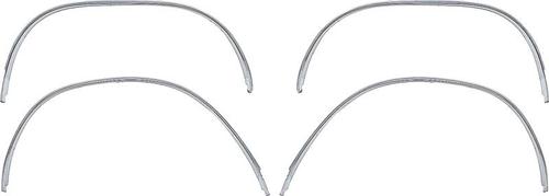 MP41208 - 1966 Barracuda, Valiant; Wheel Opening Molding Set; Stainless Steel; 4 Piece Set