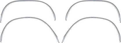 MP41208 - 1966 Barracuda, Valiant; Wheel Opening Molding Set; Stainless Steel; 4 Piece Set