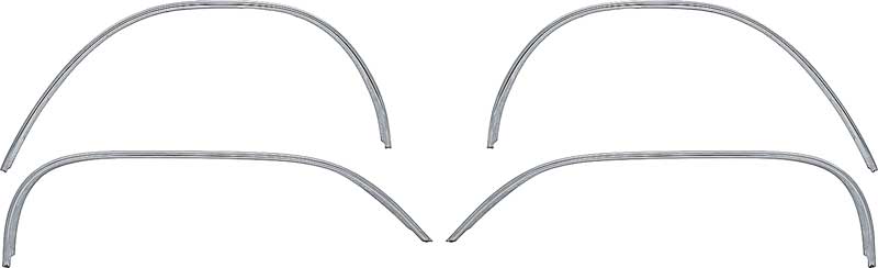 MP41210 - 1966 Satellite,1966-67 Belvedere II, 1967 GTX; Wheel Opening Molding Set; 4 Piece Set