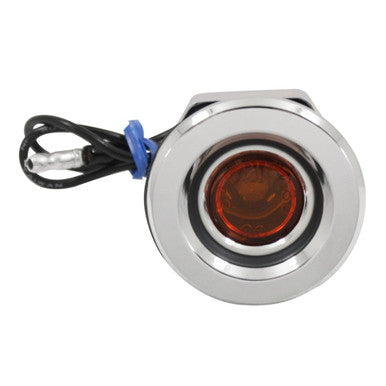 Trim Parts 1968 Mopar Front Flat Amber Side Marker Light Assembly, Each - (MP4150)