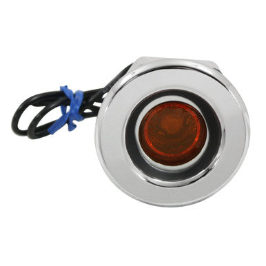 Trim Parts 1968 Dodge Dart/Charger Front Curved Amber Side Marker Light Assembly, Each - (MP4151)