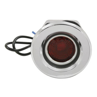 Trim Parts 1968 Mopar Rear Flat Red Side Marker Light Assembly, Each - (MP4160)