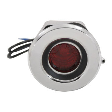 Trim Parts 1968 Mopar Rear Curved Red Side Marker Light Assembly, Each - (MP4161)
