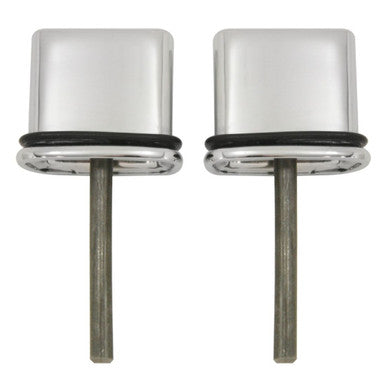 Trim Parts 1966-67 MOPAR B-Body Chrome Door Handle Push Buttons, Pair - (MP5212)