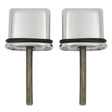 Trim Parts 1966-67 MOPAR B-Body Chrome Door Handle Push Buttons, Pair - (MP5212)