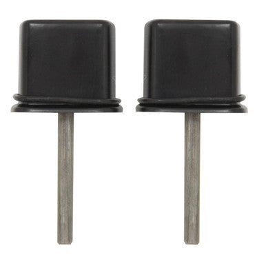 Trim Parts 1966-67 MOPAR B-Body Black Door Handle Push Buttons, Pair - (MP5213)