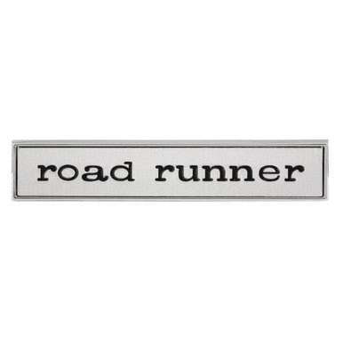 Trim Parts 1968 Plymouth Road Runner Dash/Door/Fender/Trunk "road runner" Emblem, Each - (MP6010)