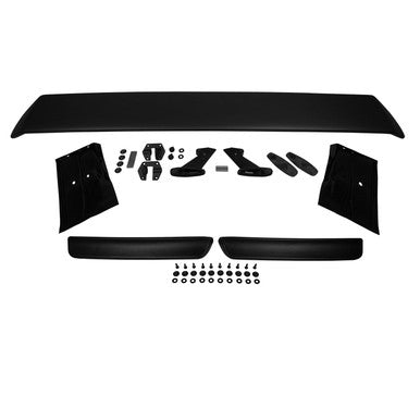 Trim Parts 70 Challenger Licensed Mopar Organosol Black Front/Rear Go Wing Spoiler Package - (MP602B)
