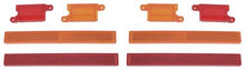 1970-71 Mopar Barracuda Side Marker Lenses And Reflector Lens Set (8 pieces)