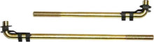 1967-73 Mopar models with 340/440 Engines with Six-pack Carburetor - Throttle Rods with Clips (pair)