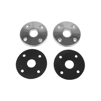 Trim Parts 1969-1974 Mopar Stainless Steel Hood Pin Bezels and Gaskets - (MPHP102PSZ)