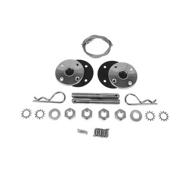 Trim Parts 1969-1974 Mopar Licensed 18" Stainless Steel Hood Pin Kit - (MPHP118KS)