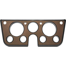 1967-72 Chevrolet/GMC Truck, Blazer, Jimmy, Suburban; Billet Aluminum Dash Gauge Bezel; Gloss Black Powder Coated Bezel 