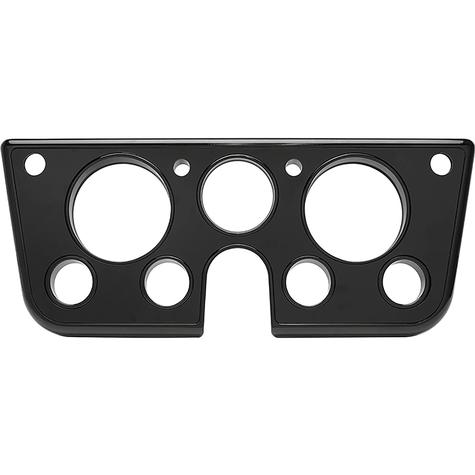 1967-72 Chevrolet/GMC Truck, Blazer, Jimmy, Suburban; Billet Aluminum Dash Gauge Bezel; Gloss Black Powder Coated Bezel 
