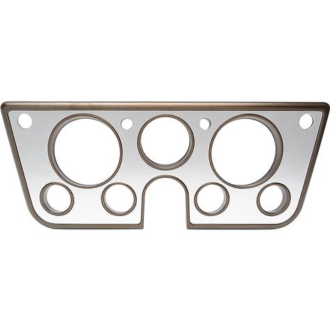1967-72 Chevrolet/GMC Truck, Blazer, Jimmy, Suburban; Billet Aluminum Dash Gauge Bezel; Bronze Powder Coated Bezel with 