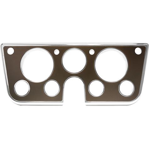 1967-72 Chevrolet/GMC Truck, Blazer, Jimmy, Suburban; Billet Aluminum Dash Gauge Bezel; Bright Clear Powder Coated Bezel