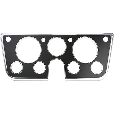 1967-72 Chevrolet/GMC Truck, Blazer, Jimmy, Suburban; Billet Aluminum Dash Gauge Bezel; Bright Clear Powder Coated Bezel