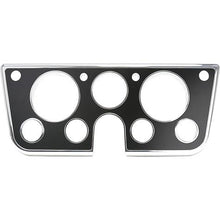 1967-72 Chevrolet/GMC Truck, Blazer, Jimmy, Suburban; Billet Aluminum Dash Gauge Bezel; Bright Clear Powder Coated Bezel