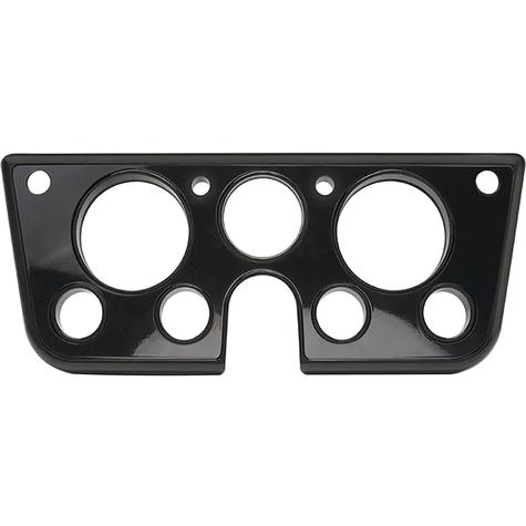 1967-72 Chevrolet/GMC Truck, Blazer, Jimmy, Suburban; Billet Aluminum Dash Gauge Bezel; Matte Black Powder Coated Bezel 