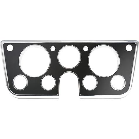 1967-72 Chevrolet/GMC Truck, Blazer, Jimmy, Suburban; Billet Aluminum Dash Gauge Bezel; Bright Polished Finish Bezel wit