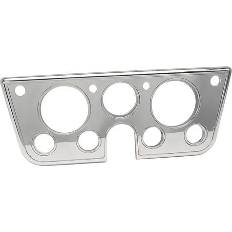 1967-72 Chevrolet/GMC Truck, Blazer, Jimmy, Suburban; Billet Aluminum Dash Gauge Bezel; Bright Polished Finish Bezel wit