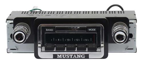 1965-66 Ford Mustang; In-Dash Radio; Classic; USB/iPod/MP3/WMA/AM/FM; 240 Watts