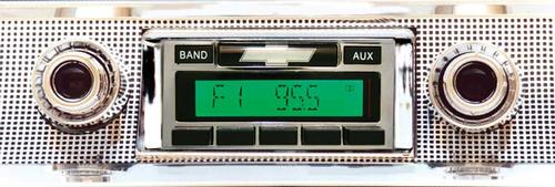 1957 Chevrolet Full-Size - Am/Fm Stereo Radio With Auxiliary Input (200W) - Chrome Face